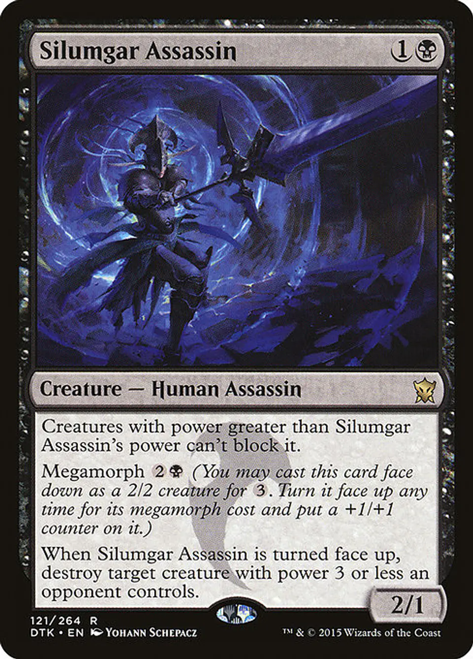 Carta Magic - FOIL Silumgar Assassin - Idioma: Espa–ol - Edicion: Dragons of Tarkir 1