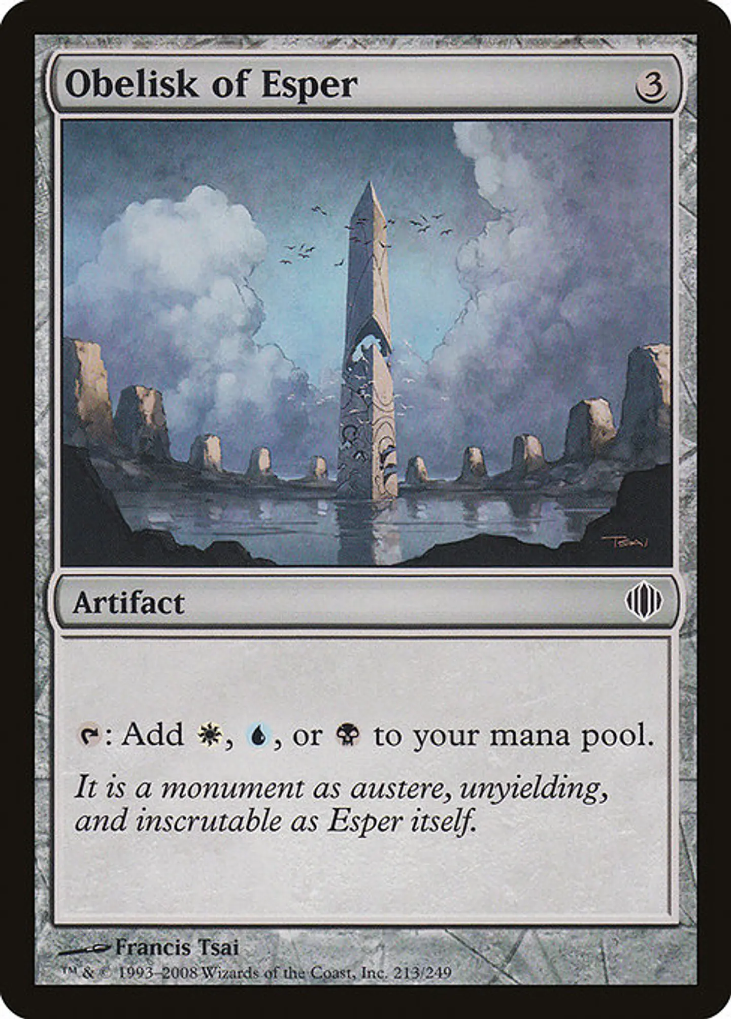 Carta Magic - FOIL Obelisk of Esper - Idioma: Ingles - Edicion: Shards of Alara 1