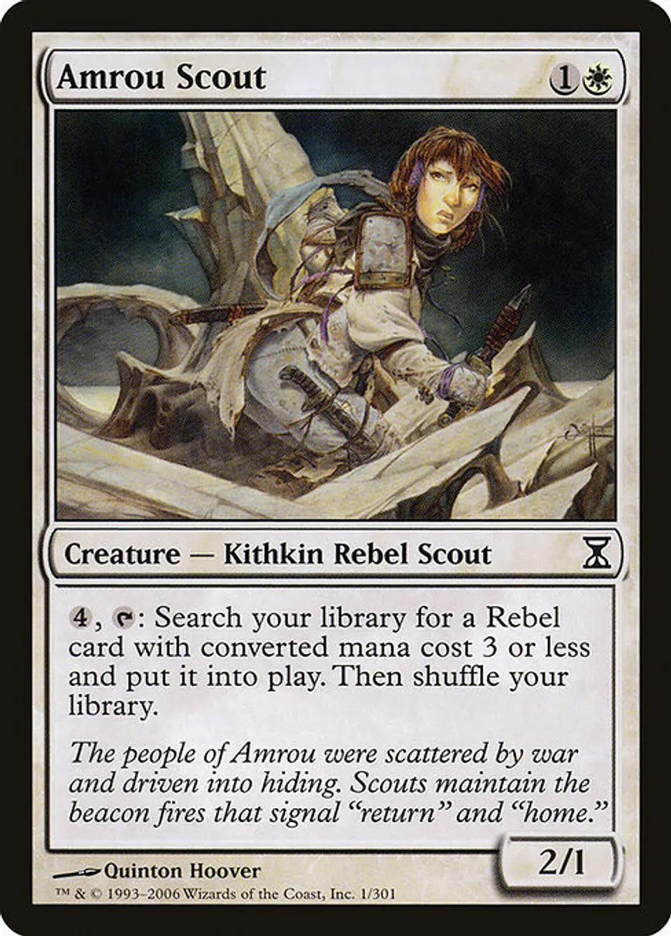 Carta Magic - FOIL Amrou Scout - Idioma: Ingles - Edicion: Time Spiral 1