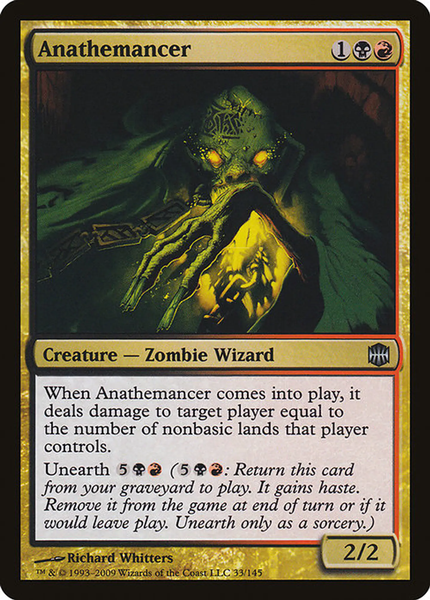 Carta Magic - FOIL Anathemancer - Idioma: Ingles - Edicion: Alara Reborn 1