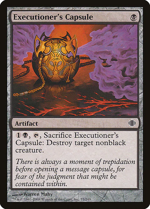 Carta Magic - FOIL Executioner's Capsule - Idioma: Ingles - Edicion: Shards of Alara