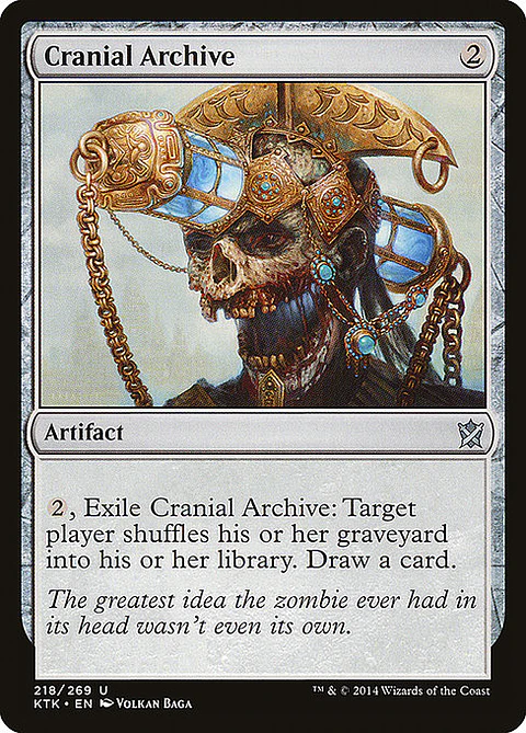 Carta Magic - FOIL Cranial Archive - Idioma: Espa–ol - Edicion: Khans of Tarkir