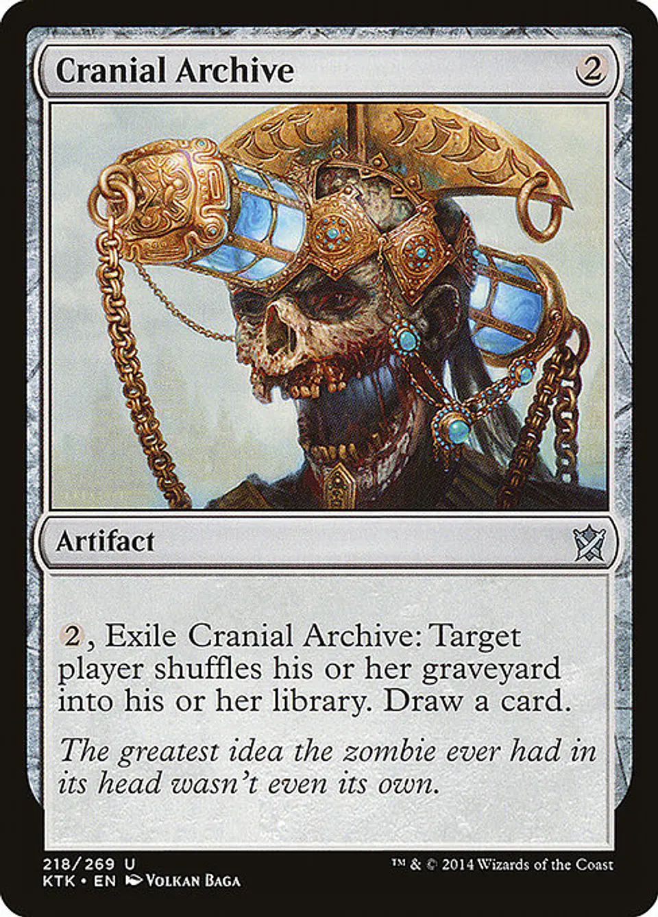 Carta Magic - FOIL Cranial Archive - Idioma: Espa–ol - Edicion: Khans of Tarkir 1