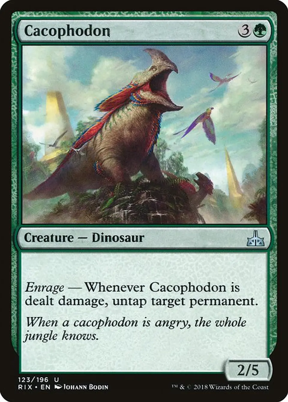 Carta Magic - FOIL Cacophodon - Idioma: Espa–ol - Edicion: Rivals of Ixalan 1