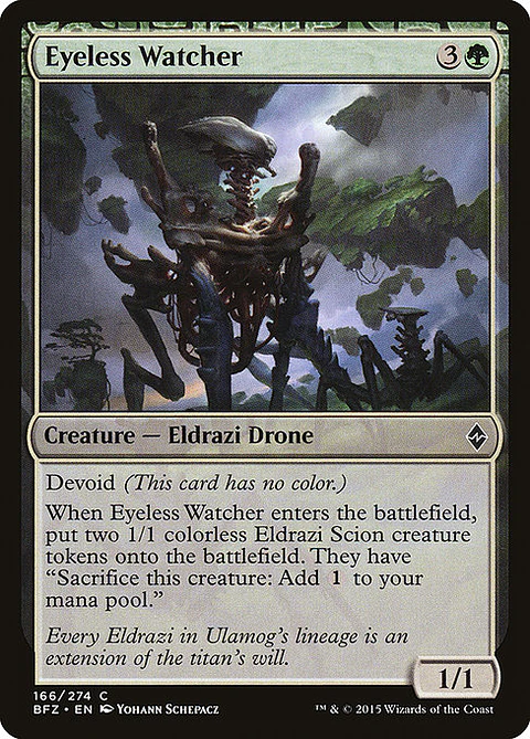 Carta Magic - FOIL Eyeless Watcher - Idioma: Espa–ol - Edicion: Battle for Zendikar