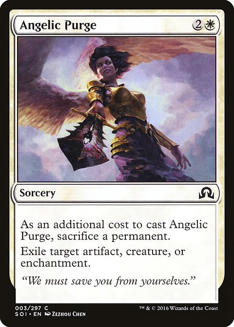 Carta Magic - FOIL Angelic Purge - Idioma: Ingles - Edicion: Shadows over Innistrad