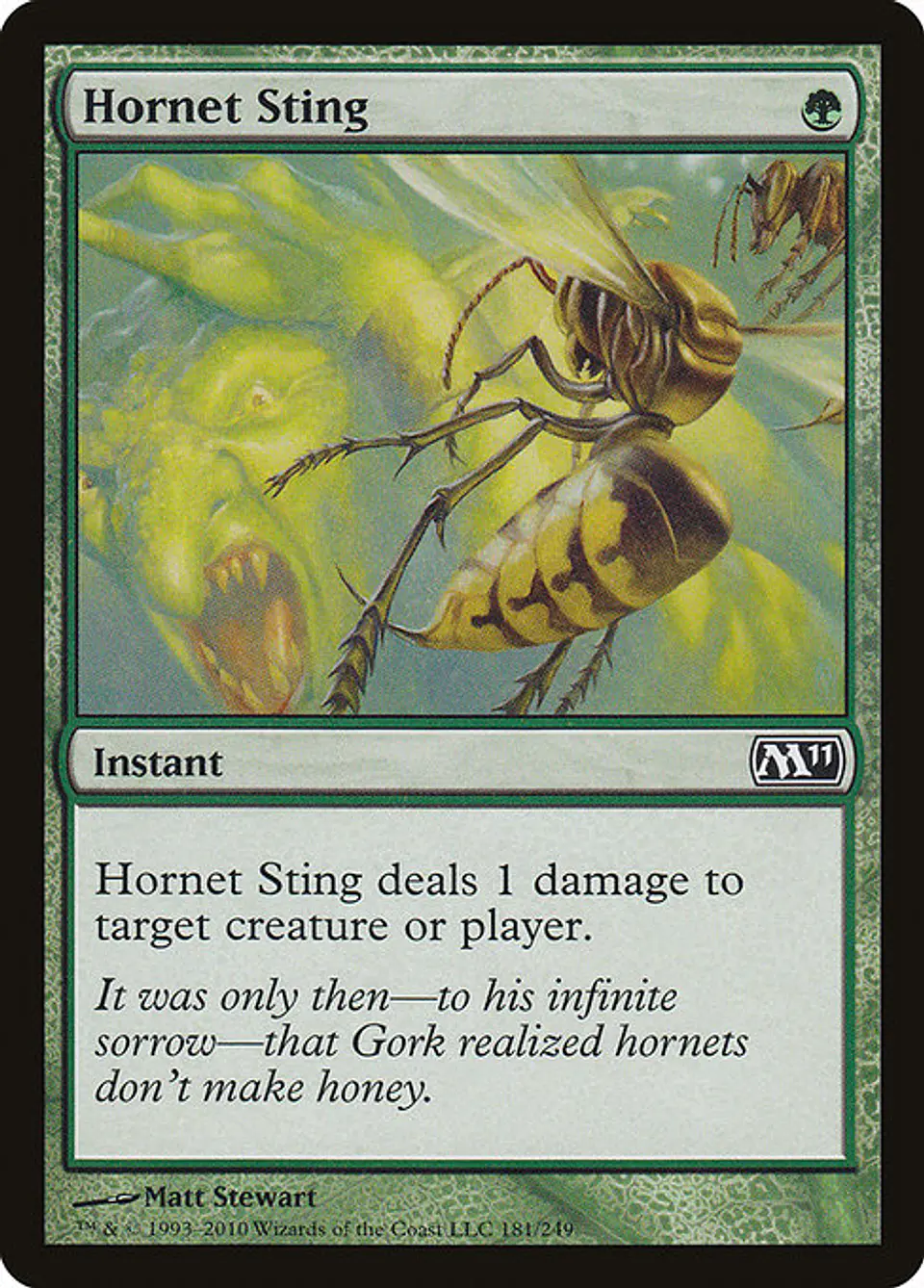 Carta Magic - FOIL Hornet Sting - Idioma: Ingles - Edicion: Magic 2011 1