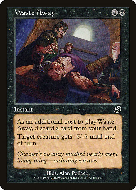 Carta Magic - FOIL Waste Away - Idioma: Espa–ol - Edicion: Torment