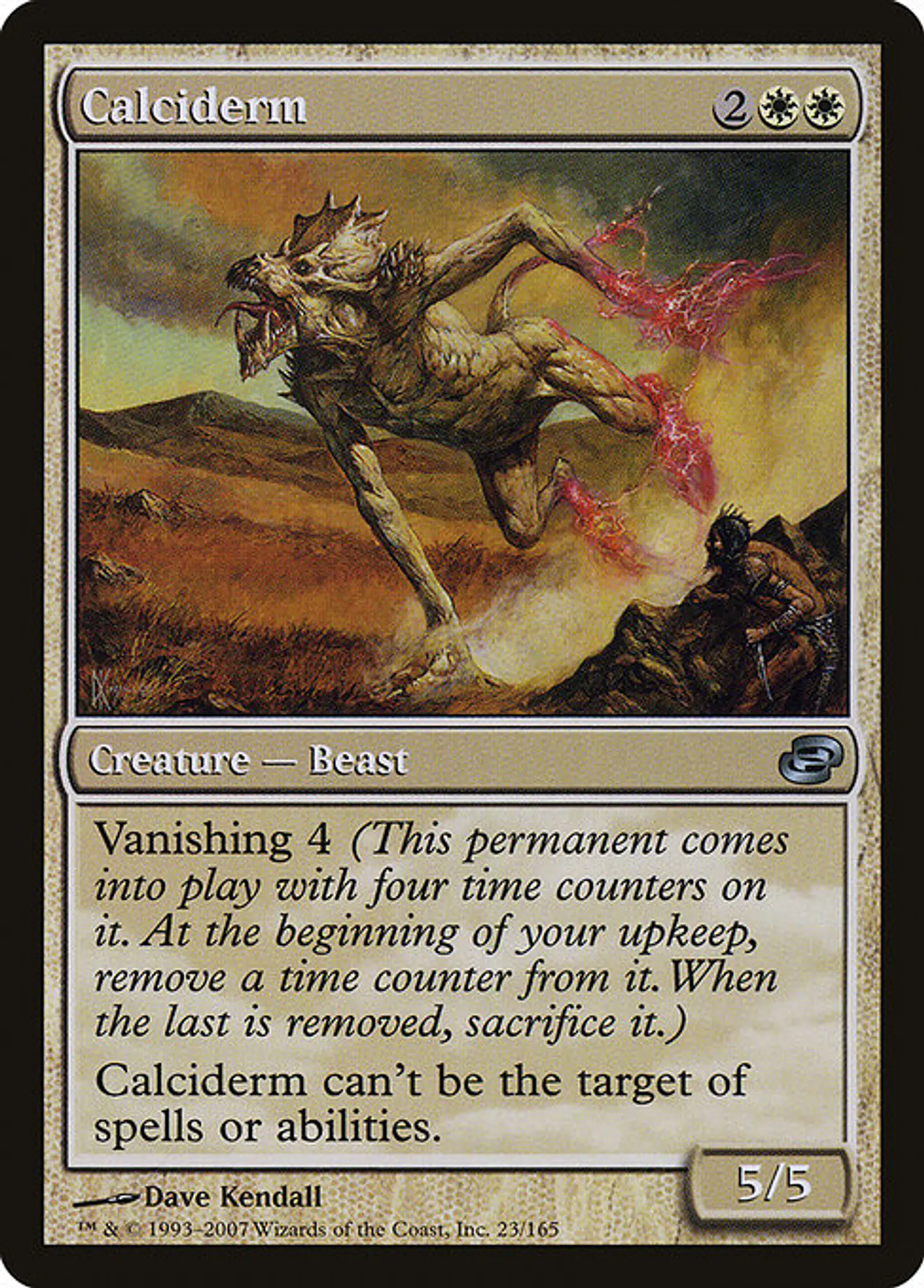 Carta Magic - FOIL Calciderm - Idioma: Ingles - Edicion: Planar Chaos 1