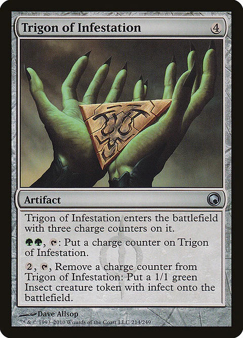 Carta Magic - FOIL Trigon of Infestation - Idioma: Ingles - Edicion: Scars of Mirrodin