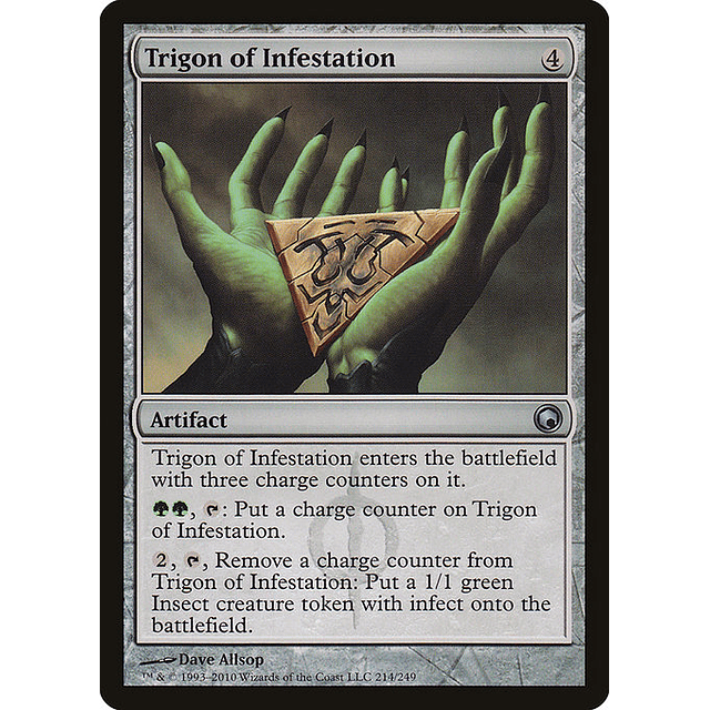 Carta Magic - FOIL Trigon of Infestation - Idioma: Ingles - Edicion: Scars of Mirrodin