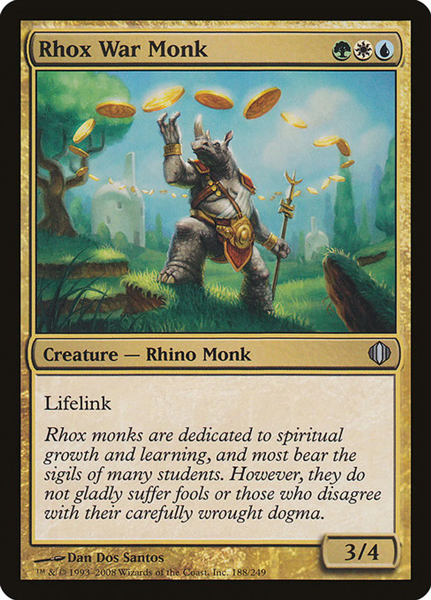 Carta Magic - FOIL Rhox War Monk - Idioma: Ingles - Edicion: Shards of Alara 1