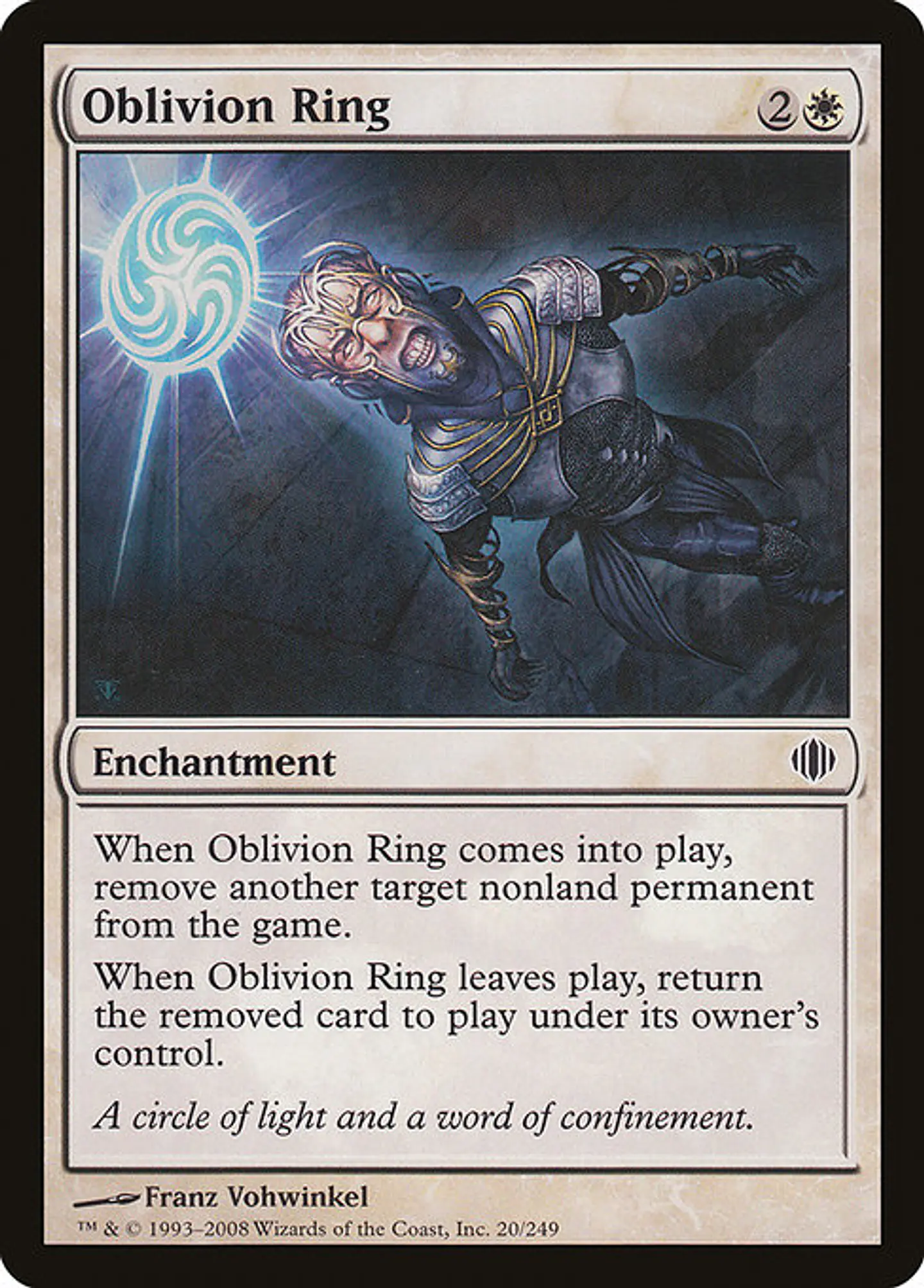 Carta Magic - FOIL Oblivion Ring - Idioma: Espa–ol - Edicion: Shards of Alara 1
