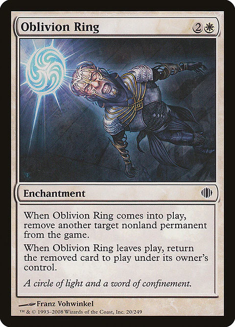Carta Magic - FOIL Oblivion Ring - Idioma: Ingles - Edicion: Shards of Alara