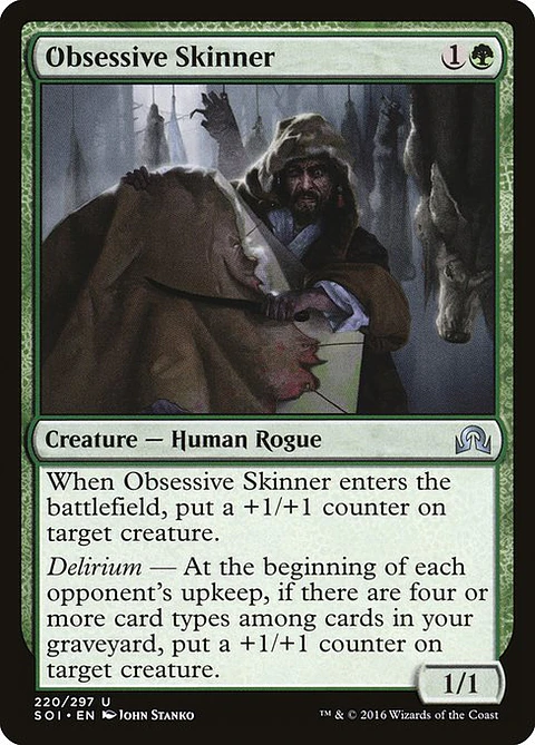 Carta Magic - FOIL Obsessive Skinner - Idioma: Ingles - Edicion: Shadows over Innistrad