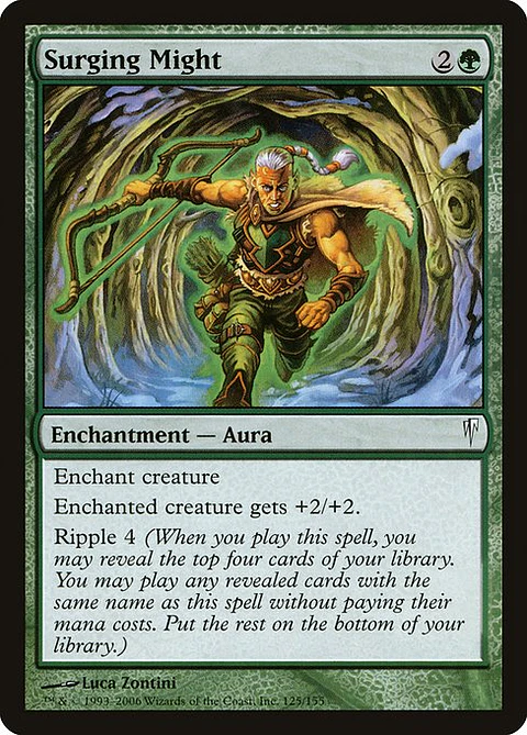 Carta Magic - FOIL Surging Might - Idioma: Ingles - Edicion: Coldsnap