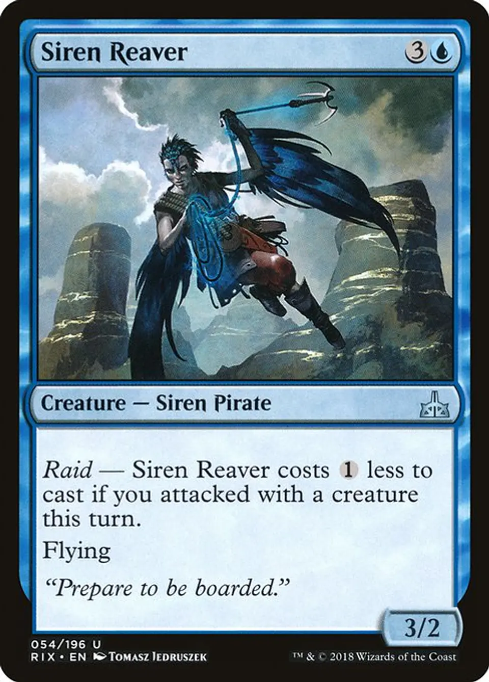 Carta Magic - FOIL Siren Reaver - Idioma: Espa–ol - Edicion: Rivals of Ixalan 1