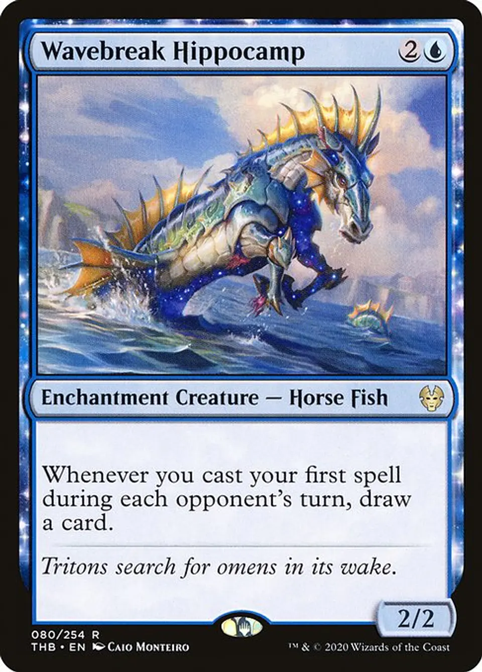 Carta Magic - FOIL Wavebreak Hippocamp - Idioma: Ingles - Edicion: Theros Beyond Death 1