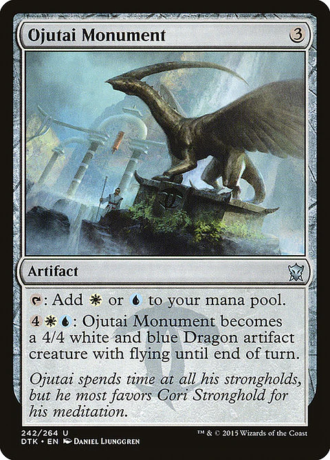 Carta Magic - FOIL Ojutai Monument - Idioma: Ingles - Edicion: Dragons of Tarkir