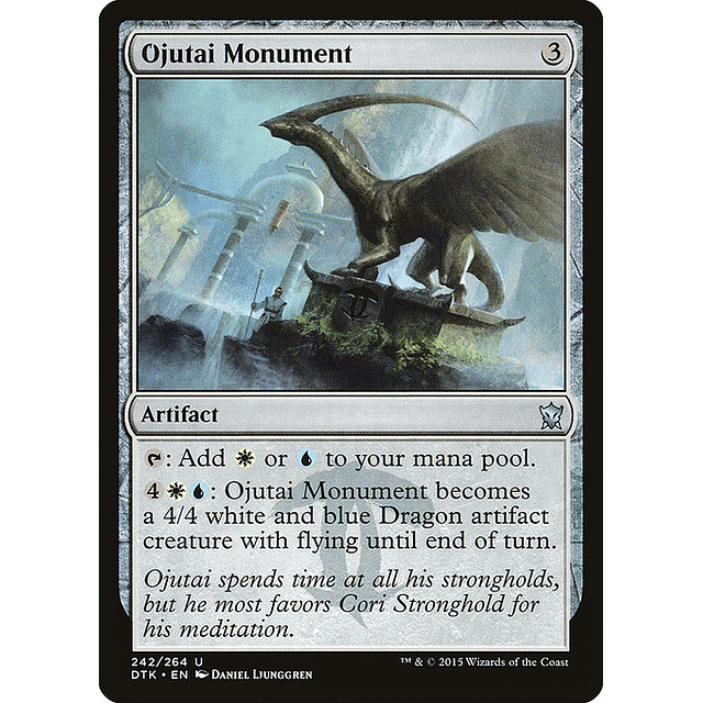 Carta Magic - FOIL Ojutai Monument - Idioma: Ingles - Edicion: Dragons of Tarkir