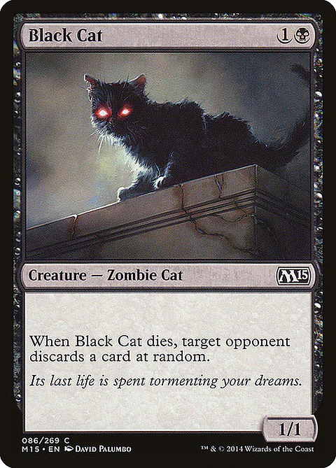 Carta Magic - FOIL Black Cat - Idioma: Espa–ol - Edicion: Magic 2015