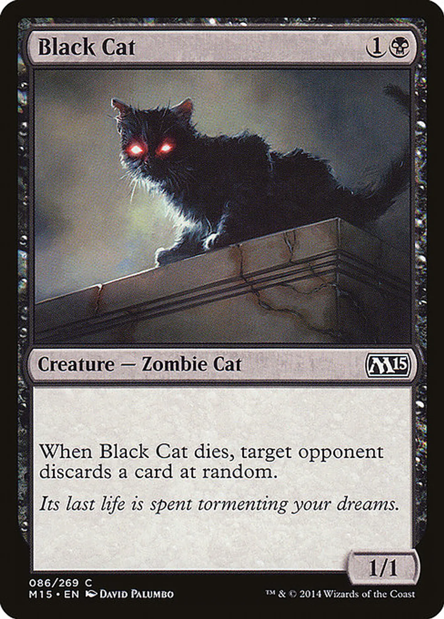 Carta Magic - FOIL Black Cat - Idioma: Espa–ol - Edicion: Magic 2015 1