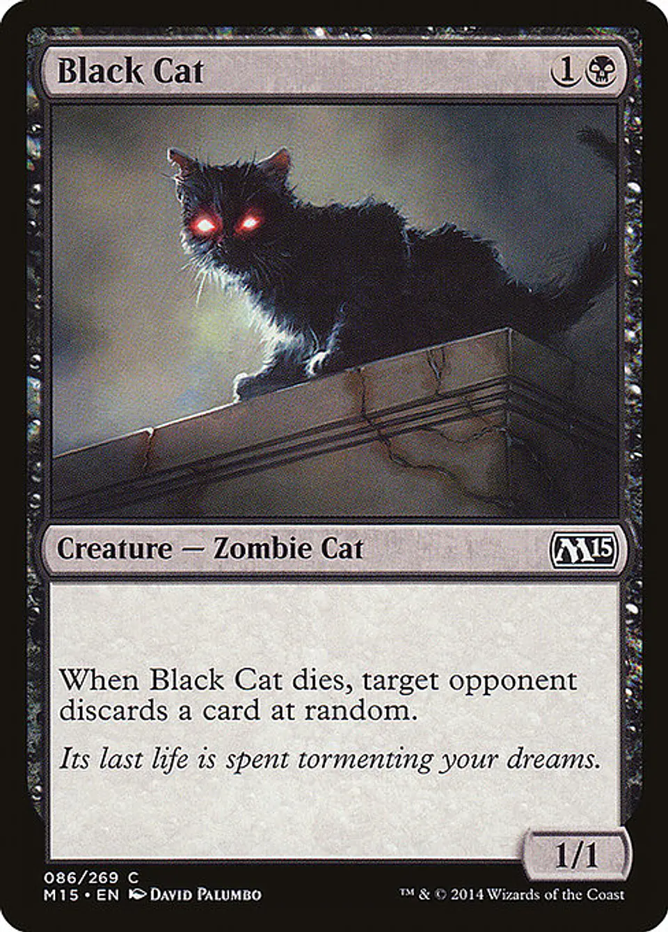 Carta Magic - FOIL Black Cat - Idioma: Espa–ol - Edicion: Magic 2015 1