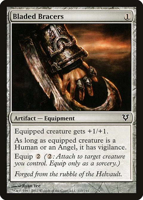 Carta Magic - FOIL Bladed Bracers - Idioma: Ingles - Edicion: Avacyn Restored
