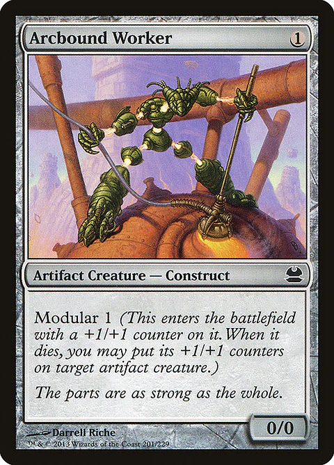 Carta Magic - FOIL Arcbound Worker - Idioma: Ingles - Edicion: Modern Masters