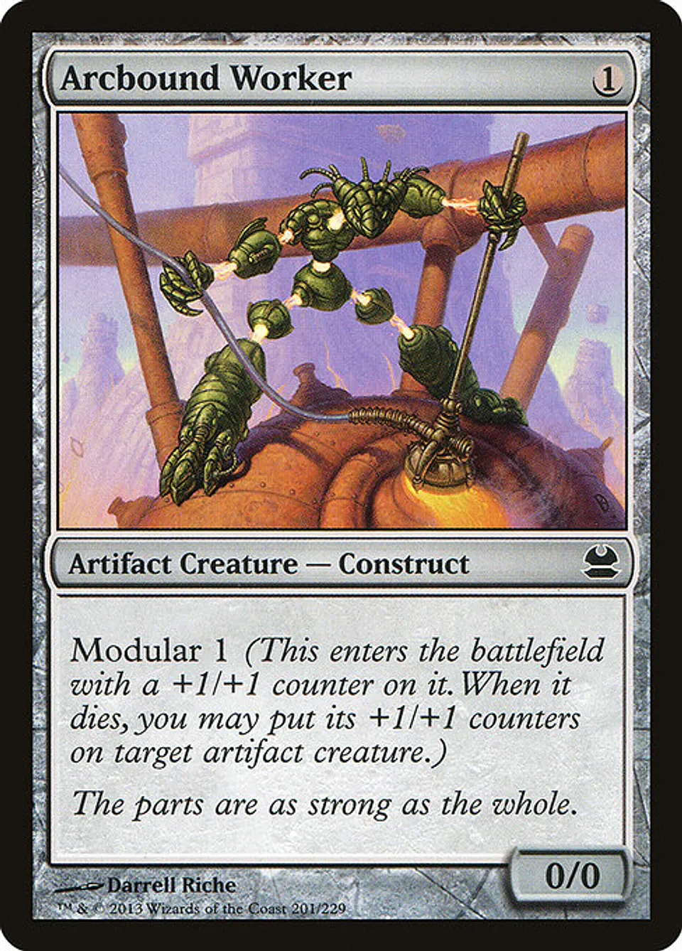 Carta Magic - FOIL Arcbound Worker - Idioma: Ingles - Edicion: Modern Masters 1