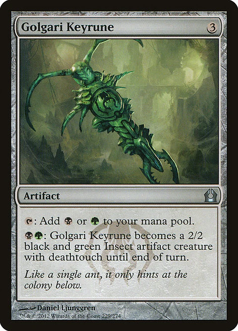 Carta Magic - FOIL Golgari Keyrune - Idioma: Ingles - Edicion: Return to Ravnica