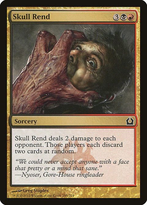 Carta Magic - FOIL Skull Rend - Idioma: Ingles - Edicion: Return to Ravnica