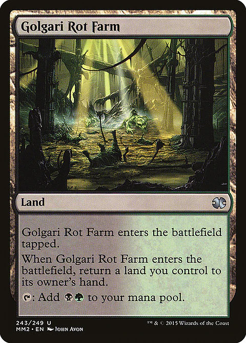 Carta Magic - FOIL Golgari Rot Farm - Idioma: Ingles - Edicion: Modern Masters 2015