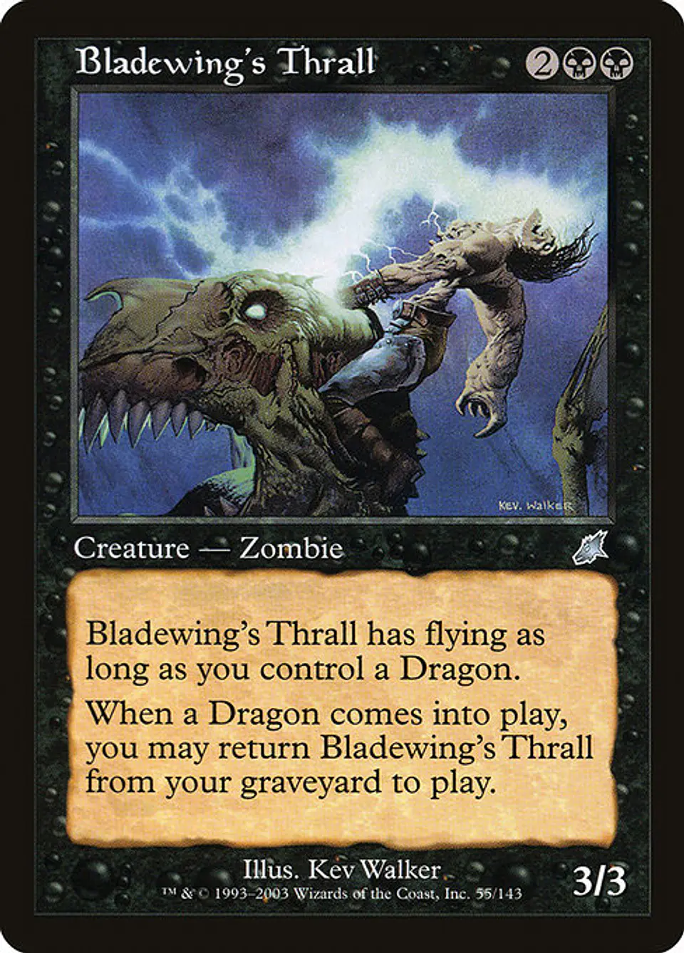 Carta Magic - FOIL Bladewing's Thrall - Idioma: Ingles - Edicion: Scourge 1