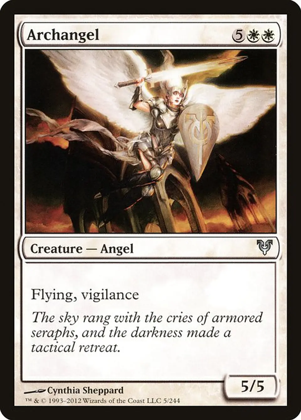 Carta Magic - FOIL Archangel - Idioma: Ingles - Edicion: Avacyn Restored 1
