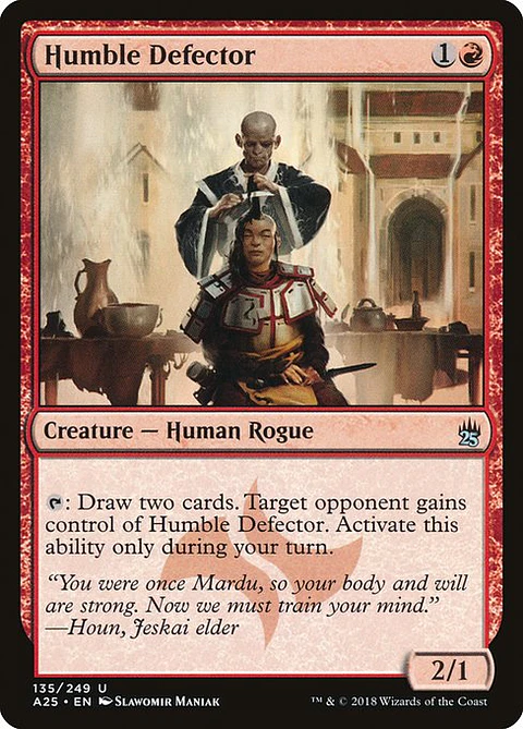 Carta Magic - FOIL Humble Defector - Idioma: Ingles - Edicion: Masters 25