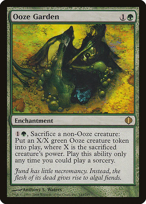 Carta Magic - FOIL Ooze Garden - Idioma: Ingles - Edicion: Shards of Alara