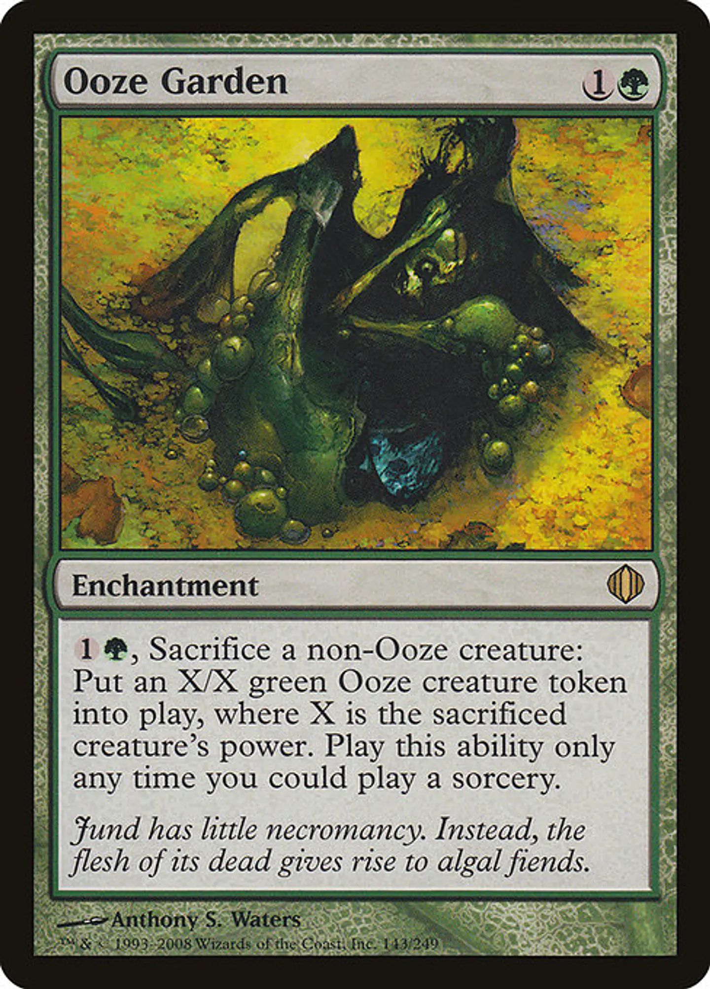 Carta Magic - FOIL Ooze Garden - Idioma: Ingles - Edicion: Shards of Alara 1