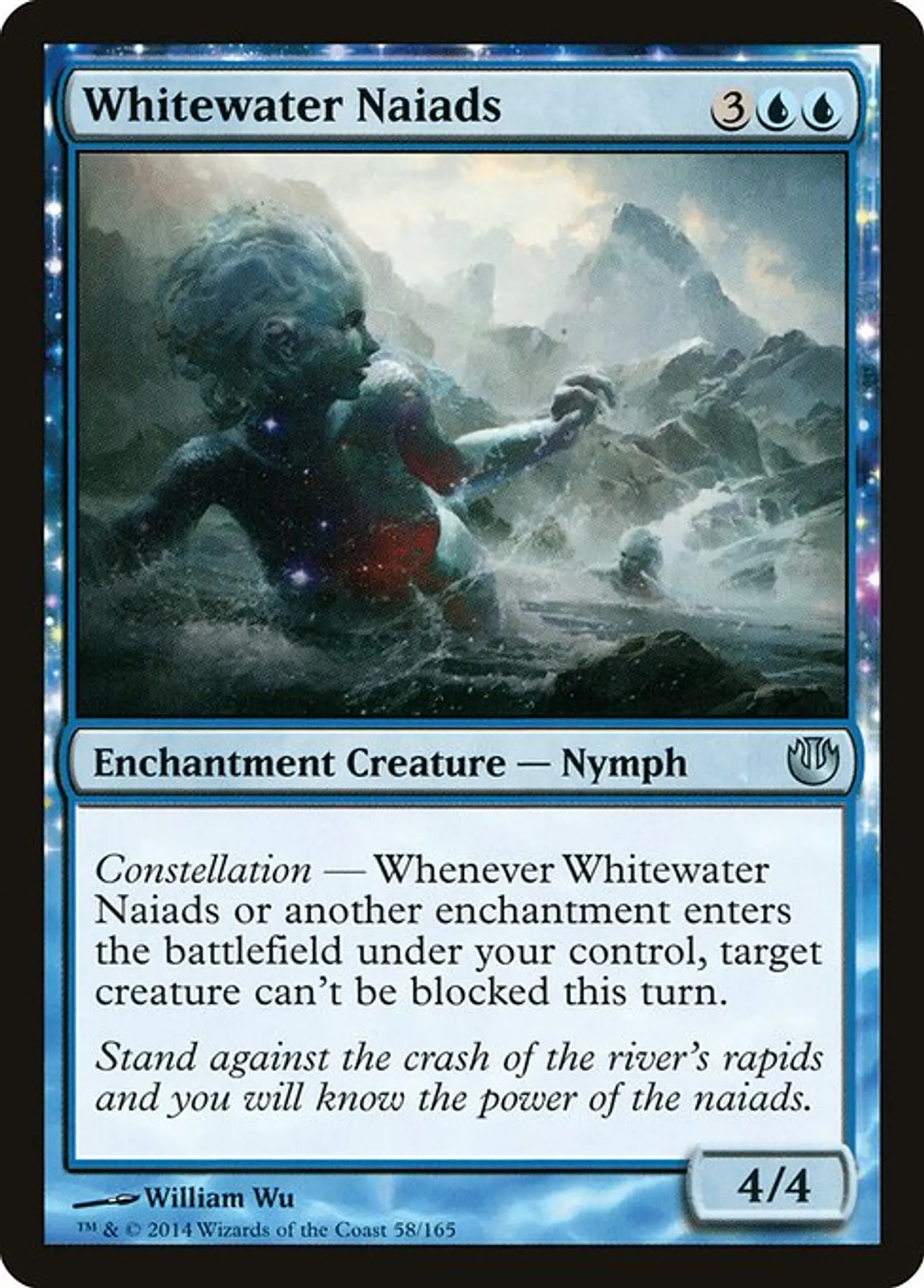 Carta Magic - FOIL Whitewater Naiads - Idioma: Espa–ol - Edicion: Journey into Nyx 1