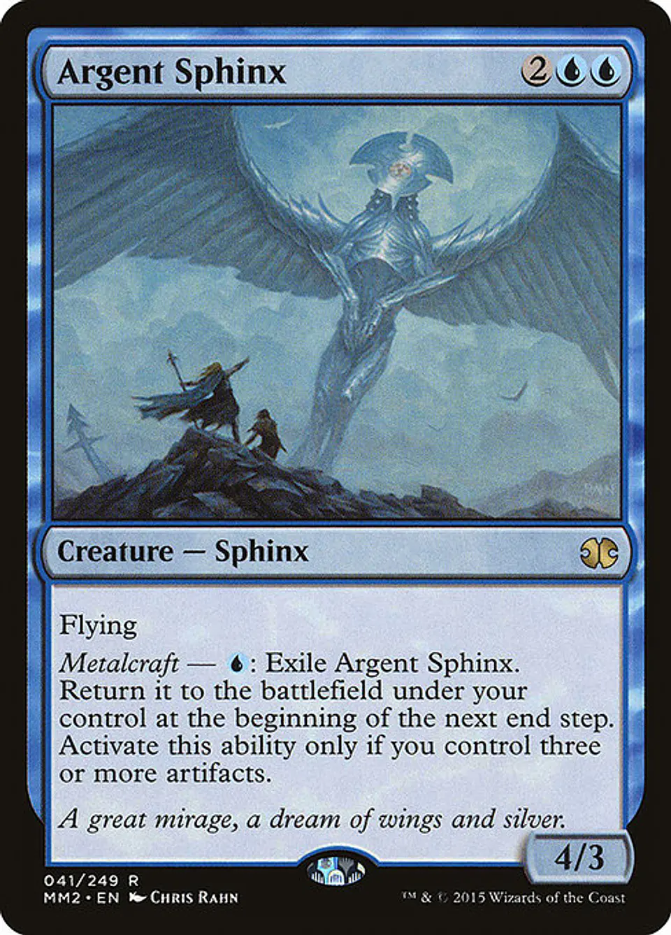 Carta Magic - FOIL Argent Sphinx - Idioma: Ingles - Edicion: Modern Masters 2015 1