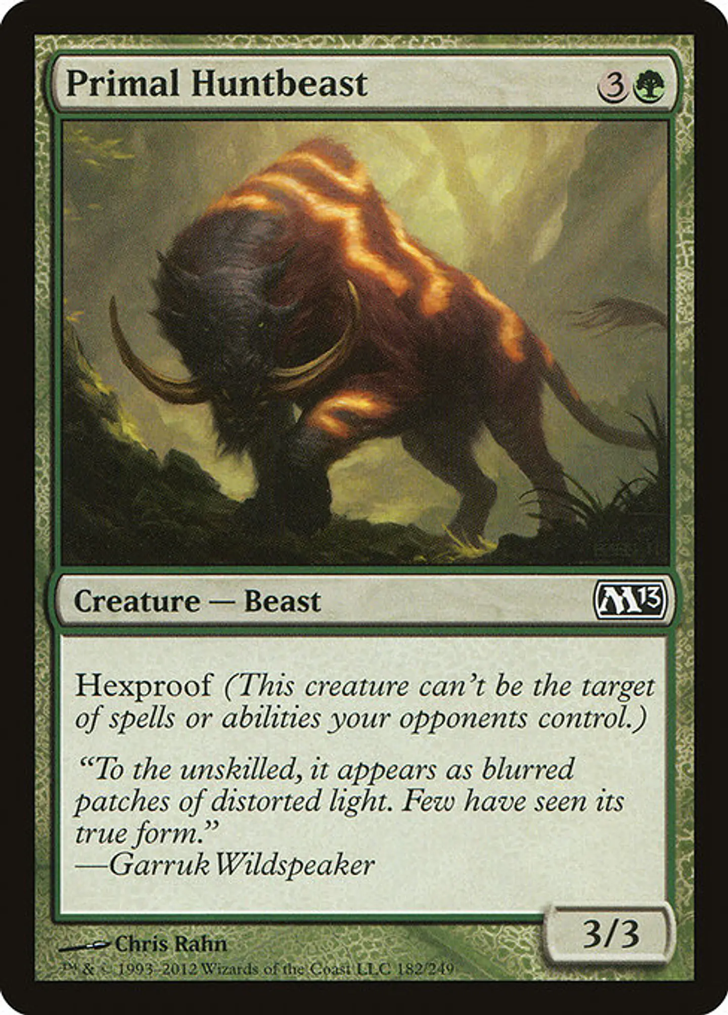 Carta Magic - FOIL Primal Huntbeast - Idioma: Ingles - Edicion: Magic 2013 1