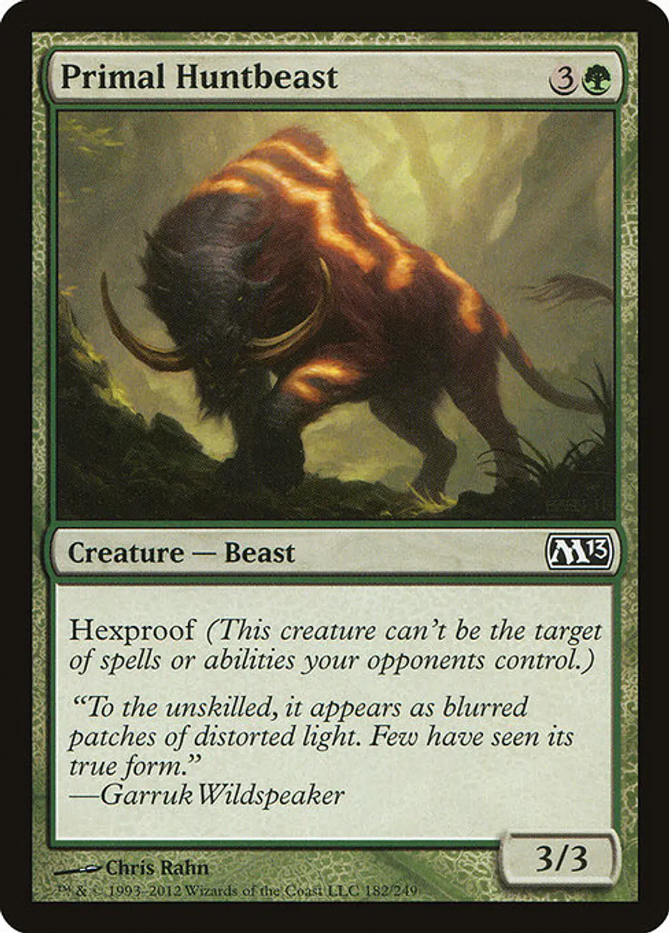 Carta Magic - FOIL Primal Huntbeast - Idioma: Ingles - Edicion: Magic 2013 1