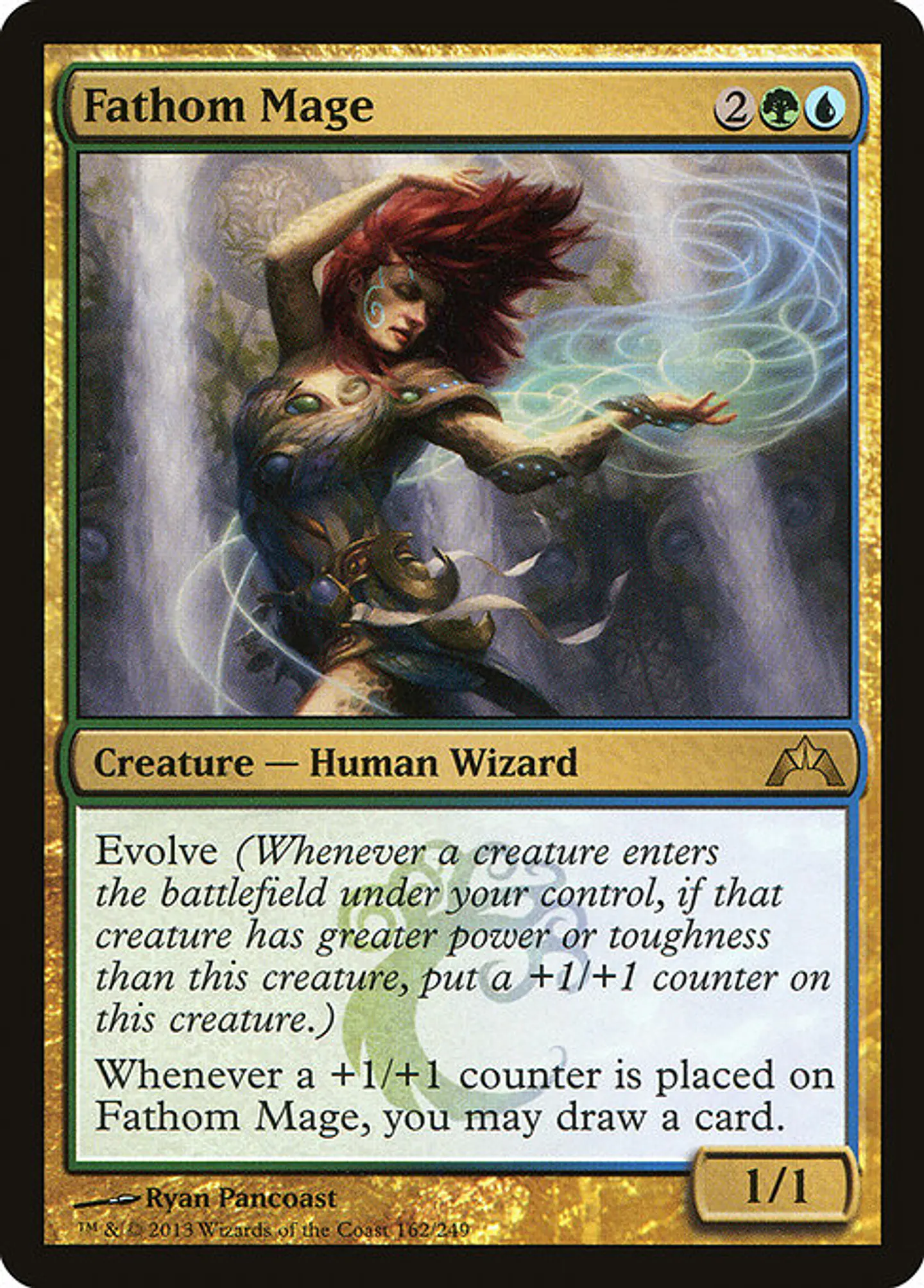 Carta Magic - FOIL Fathom Mage - Idioma: Espa–ol - Edicion: Gatecrash 1