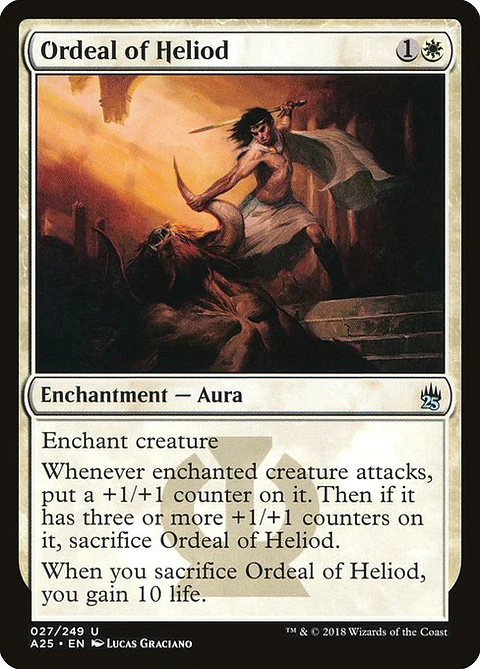 Carta Magic - FOIL Ordeal of Heliod - Idioma: Ingles - Edicion: Masters 25