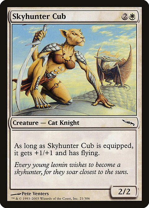 Carta Magic - FOIL Skyhunter Cub - Idioma: Ingles - Edicion: Mirrodin