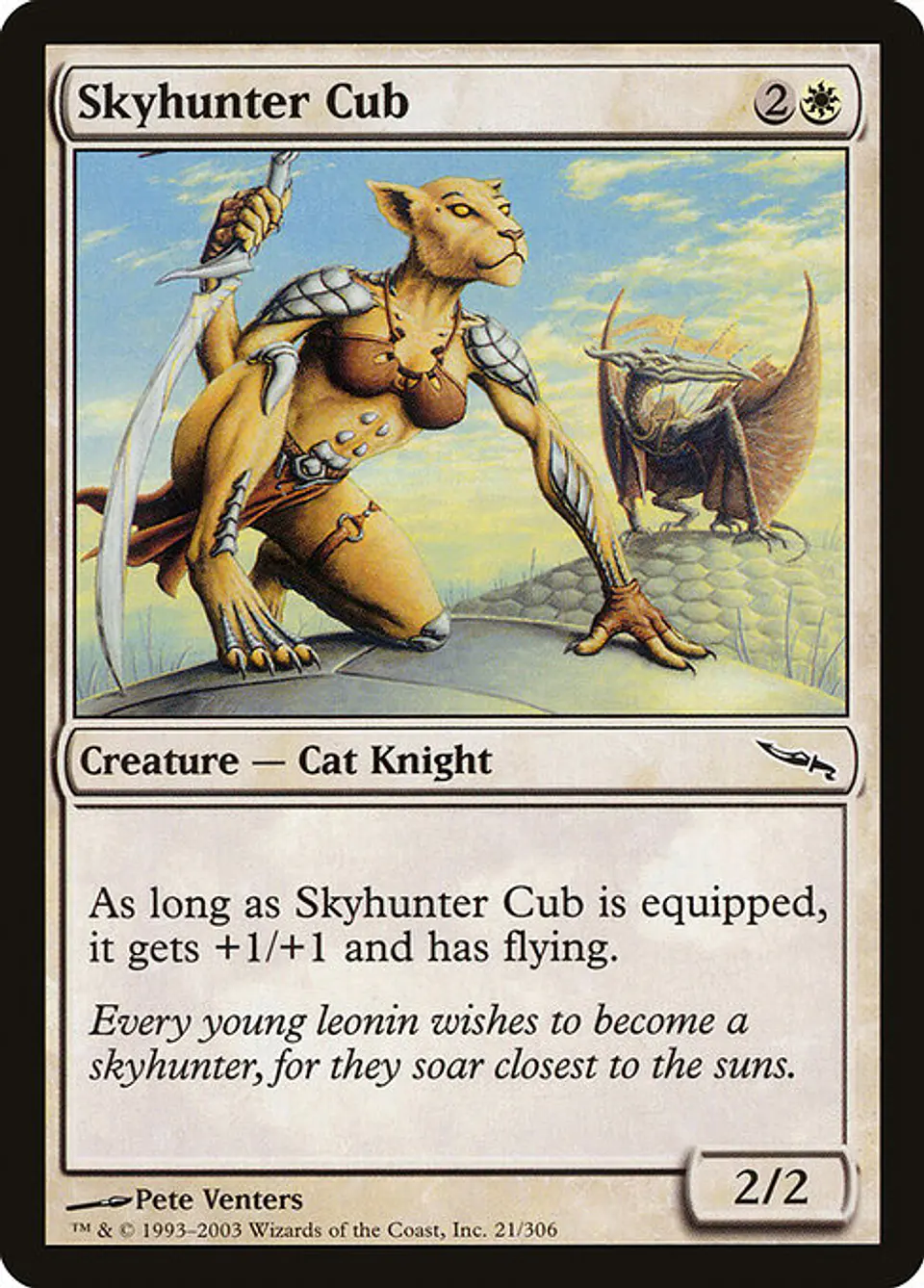 Carta Magic - FOIL Skyhunter Cub - Idioma: Ingles - Edicion: Mirrodin 1