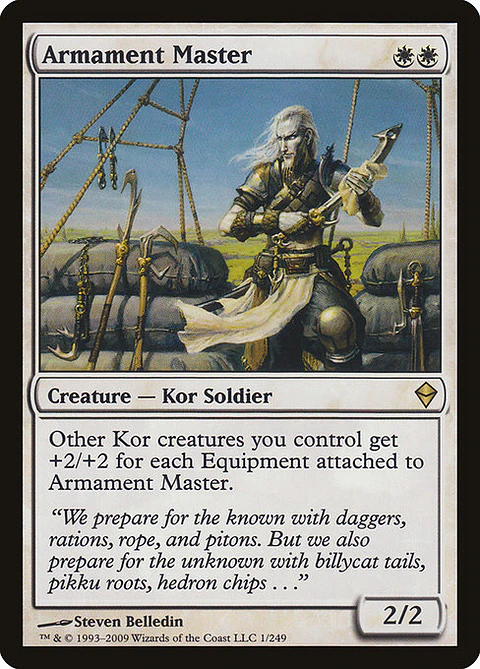 Carta Magic - FOIL Armament Master - Idioma: Ingles - Edicion: Zendikar
