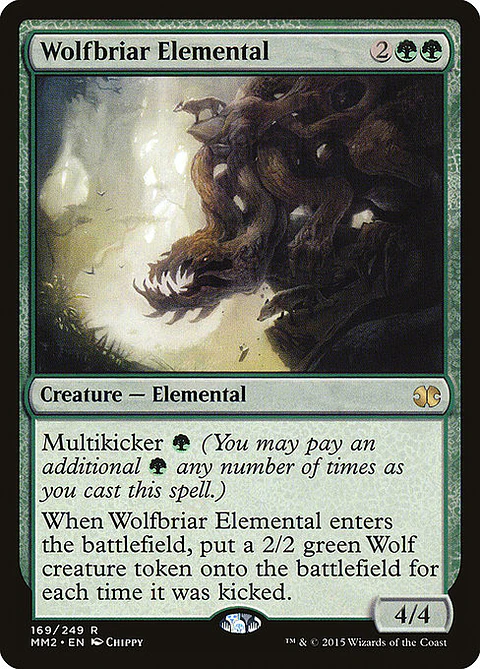 Carta Magic - FOIL Wolfbriar Elemental - Idioma: Ingles - Edicion: Modern Masters 2015