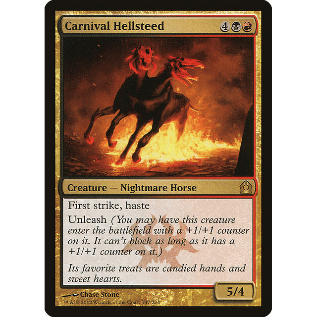 Carta Magic - FOIL Carnival Hellsteed - Idioma: Ingles - Edicion: Return to Ravnica