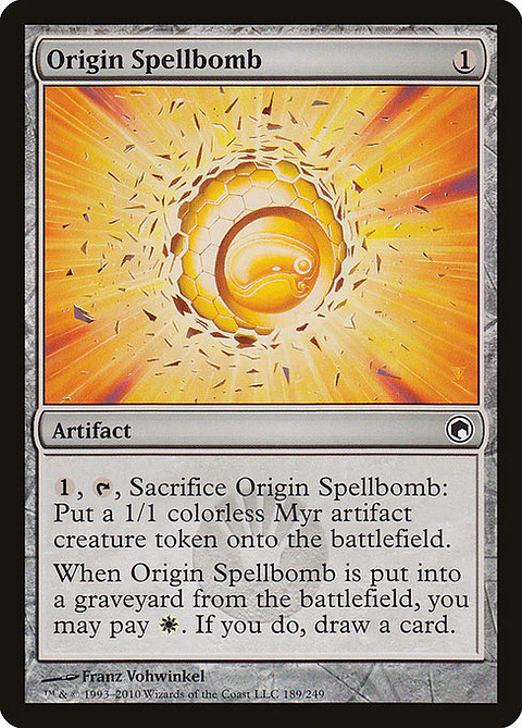 Carta Magic - FOIL Origin Spellbomb - Idioma: Ingles - Edicion: Scars of Mirrodin
